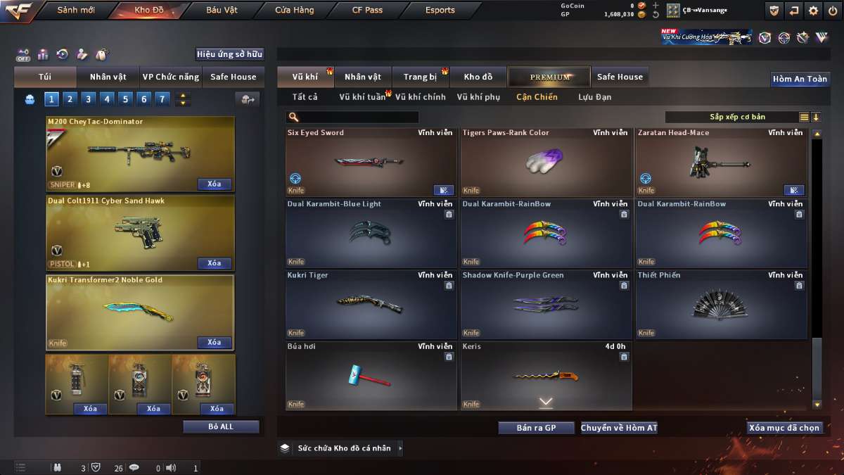 shop acc cf uy tin gia re